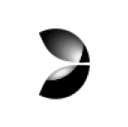 Evolution Gaming logo featuring a black abstract leaf symbol on a white background.