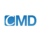 CMD logo featuring blue “CMD” letters on a white background.