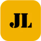 Jili logo featuring black “JL” letters on a yellow background.